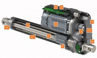 XD電動推桿內部結構