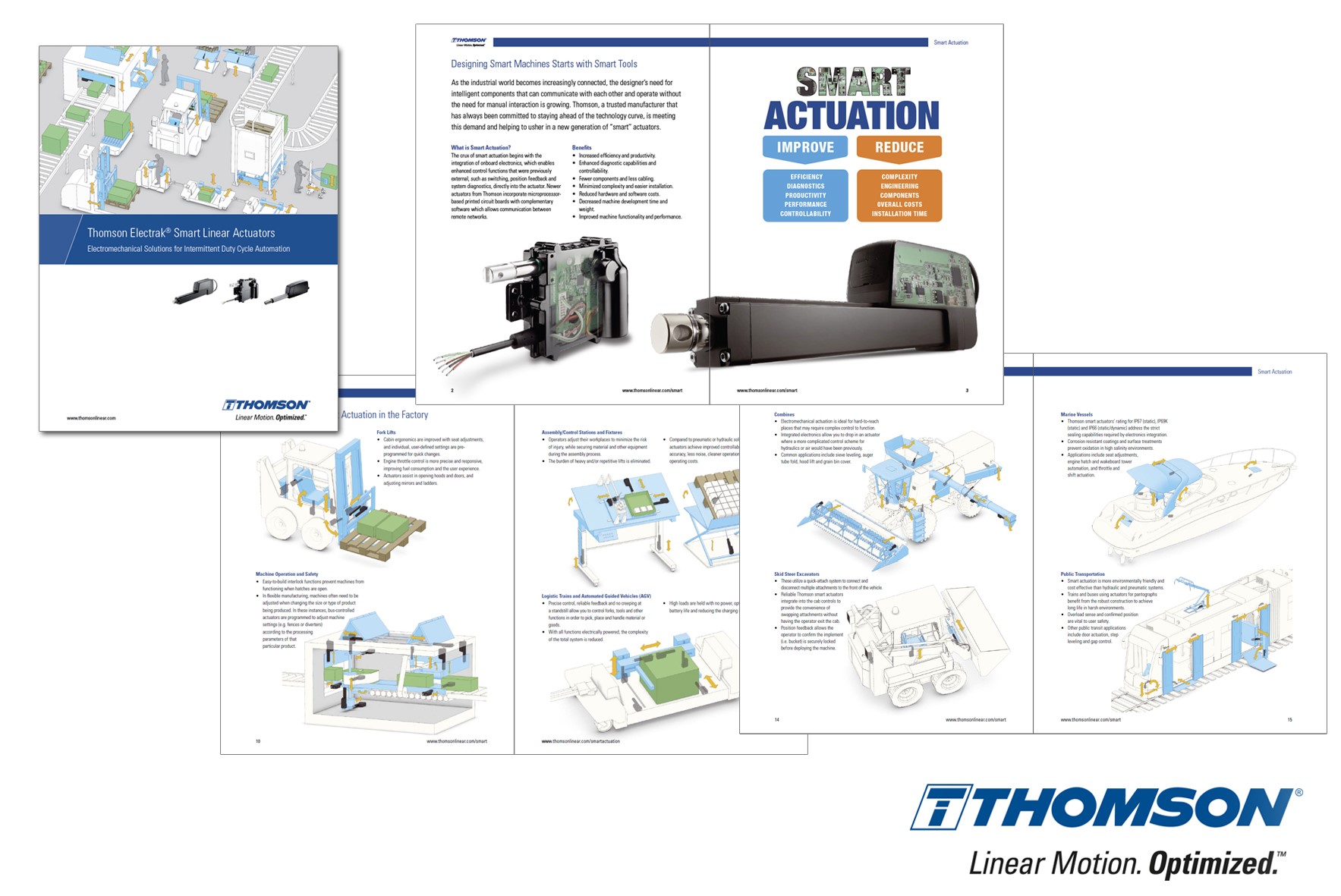 New Brochure from Thomson Explores Smart Linear Actuation  Benefits, Applications and Products